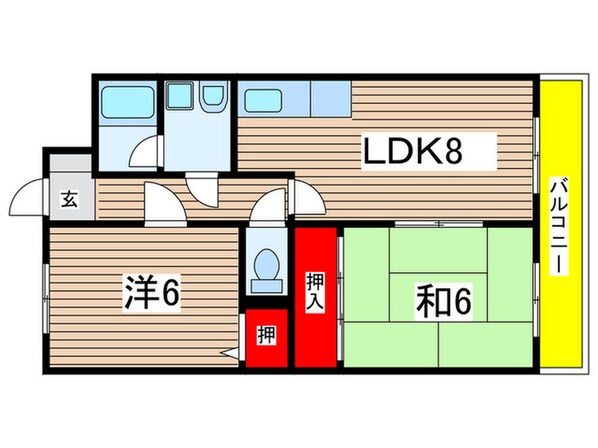 パインビラ武庫北の物件間取画像